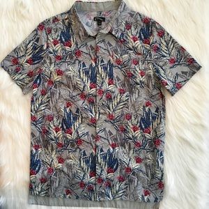 Youth Hawaiian Print Camp Shirt